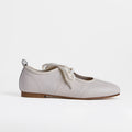 La Ballerine Lacée Minimaliste Blanche Dual Stride