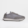 The Dual Stride Grey Urban Nomad Tech-Suede Sneakers