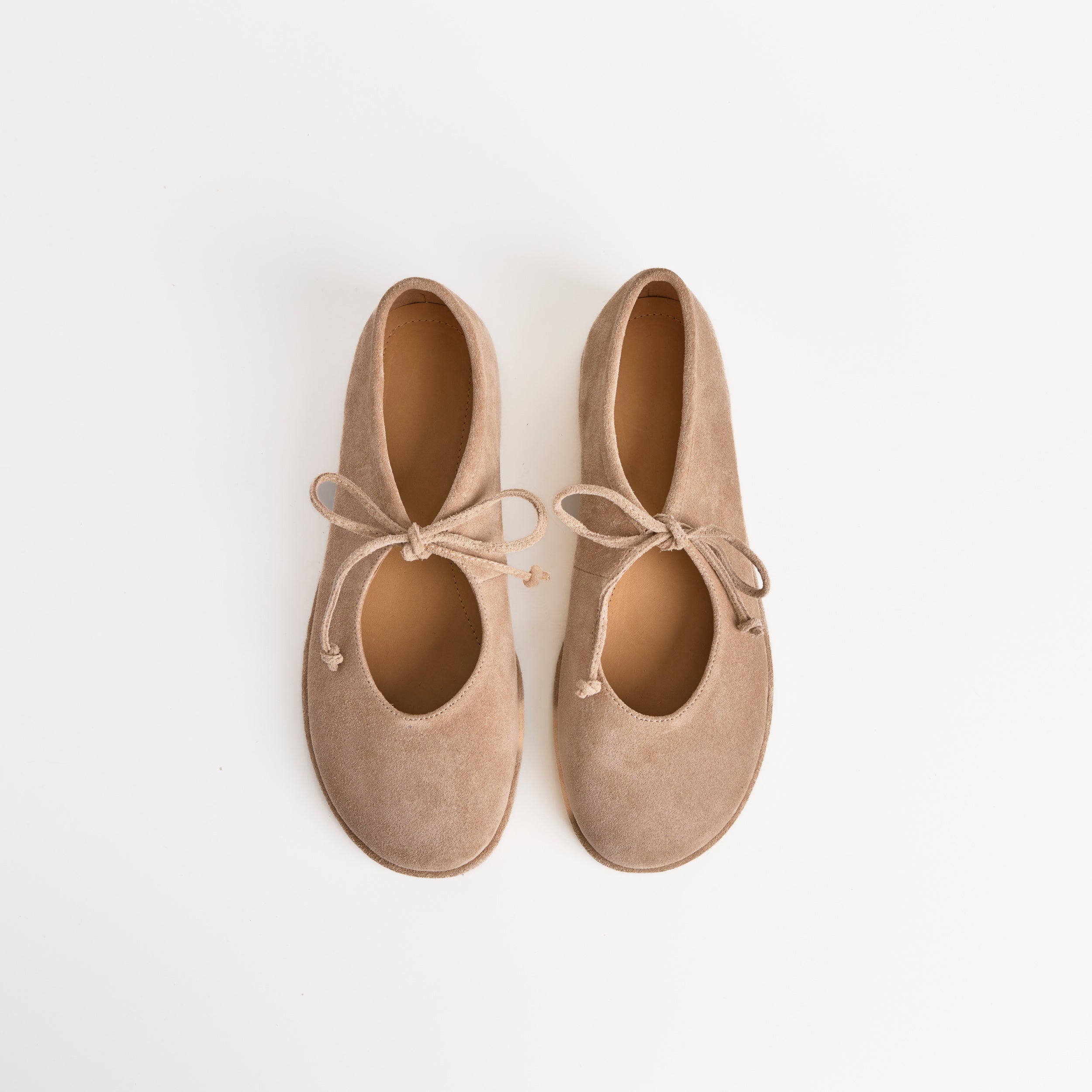 The Dual Stride Suede Mary Jane Flats