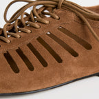 The Dual Stride Brown Verona Cutout Oxford Flat