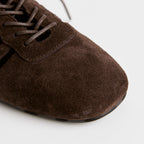 The Dual Stride Chocolate Verona Cutout Oxford Flat