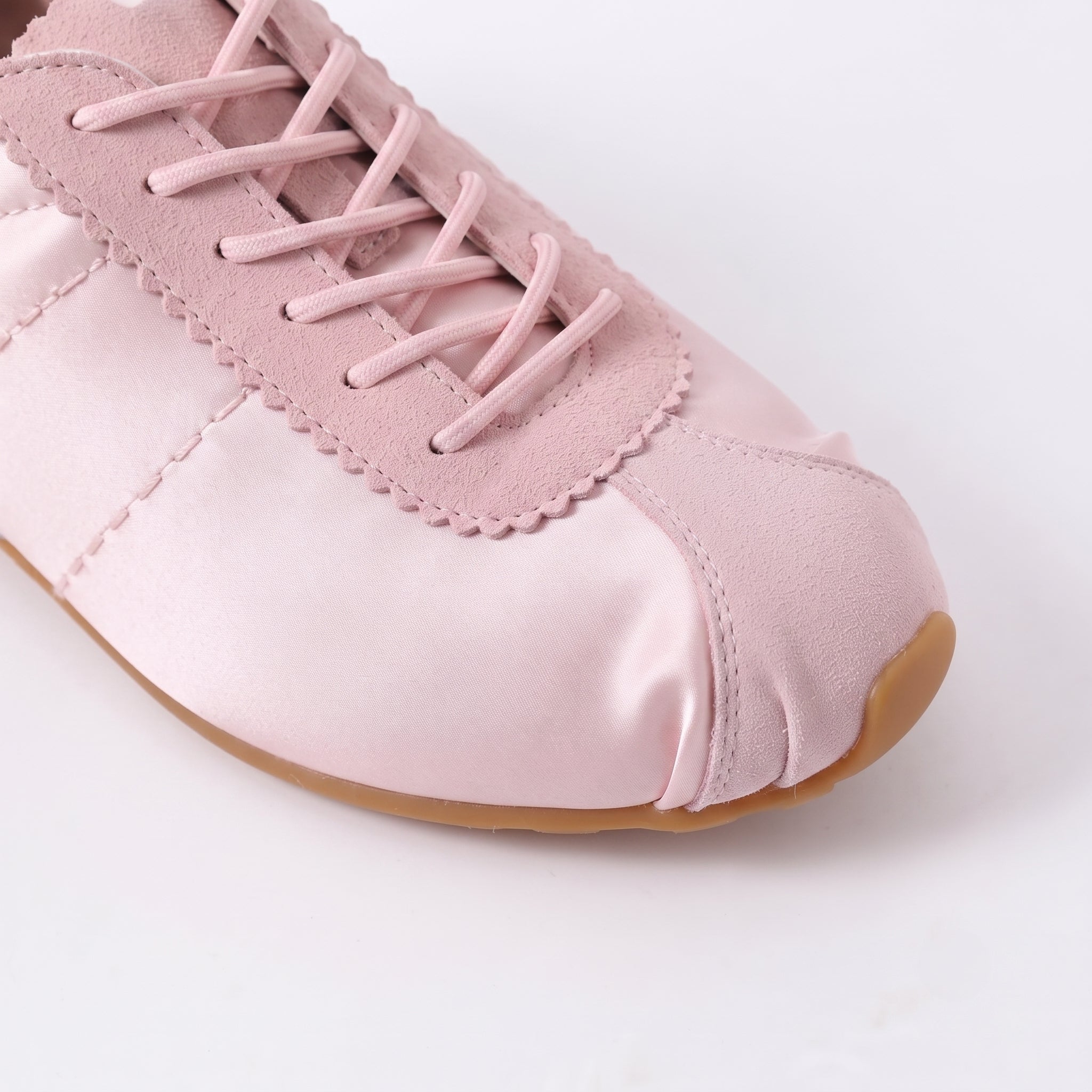 The Dual Stride Satin Ballet Trainer Sneakers