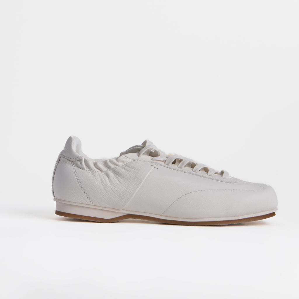 The Dual Stride White Classic Leather Sneaker