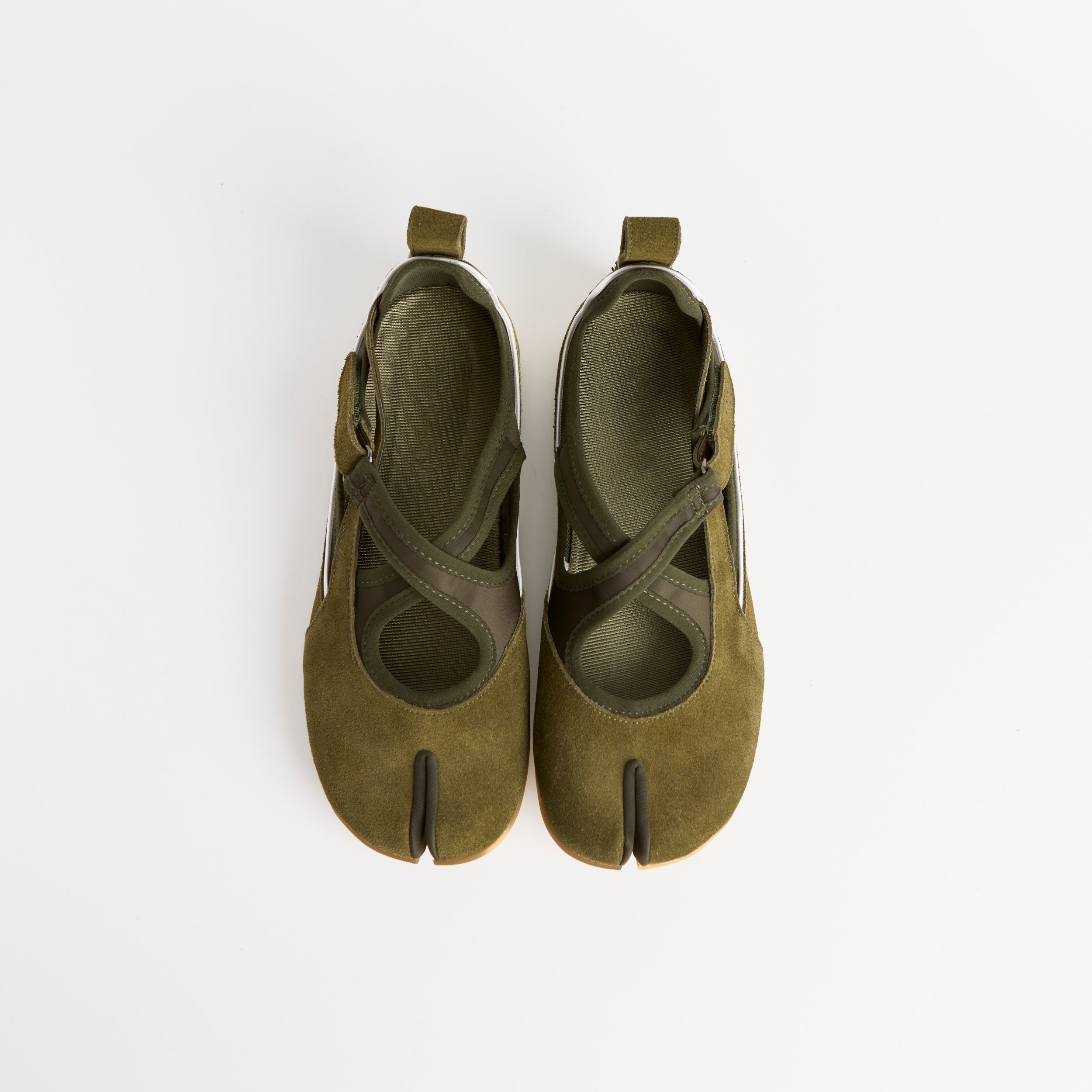 La Mary Jane Tabi Dual Stride Verdant