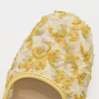 Las merceditas con encaje floral amarillo Dual Stride
