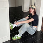 The Dual Stride Green Gazelle Sneakers