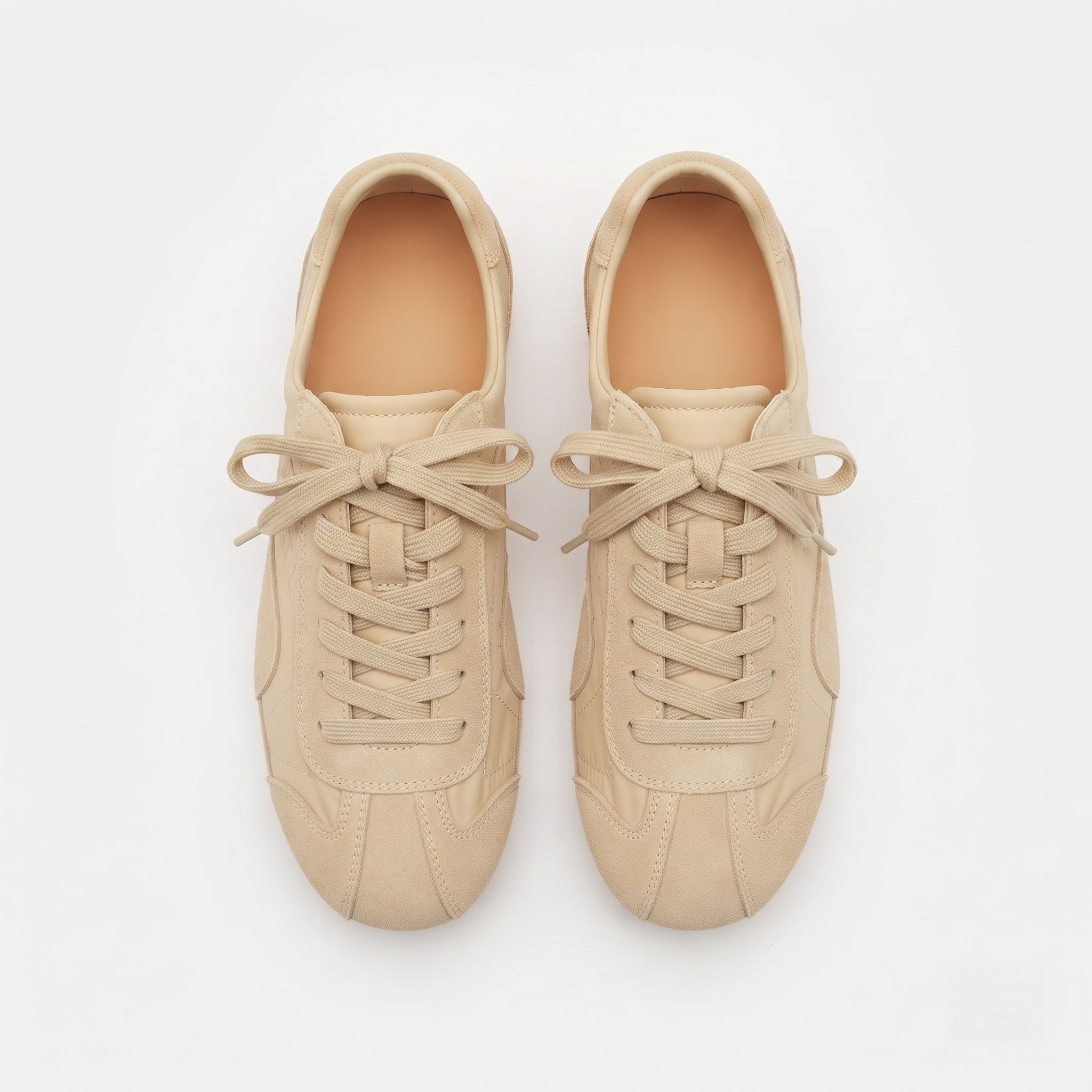 The Dual Stride Women's Retro Beige  Trainer