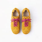 The Dual Stride Men's Yellow Suede Casual Sneakers