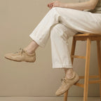 The Dual Stride Women's Retro Beige  Trainer
