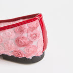 Las bailarinas de encaje floral rosa Dual Stride