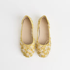 Bailarinas Dual Stride de encaje floral amarillo