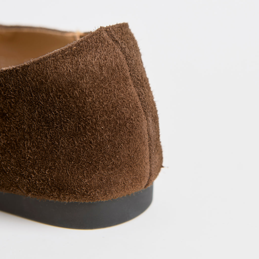 The Dual Stride Chocolate Vintage Suede T-Strap Mary Jane Shoes
