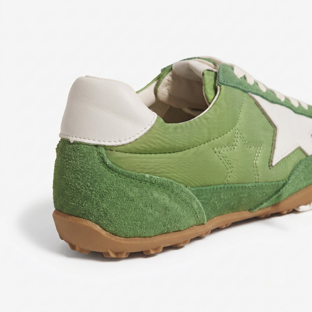 The Dual Stride Green Gazelle Sneakers