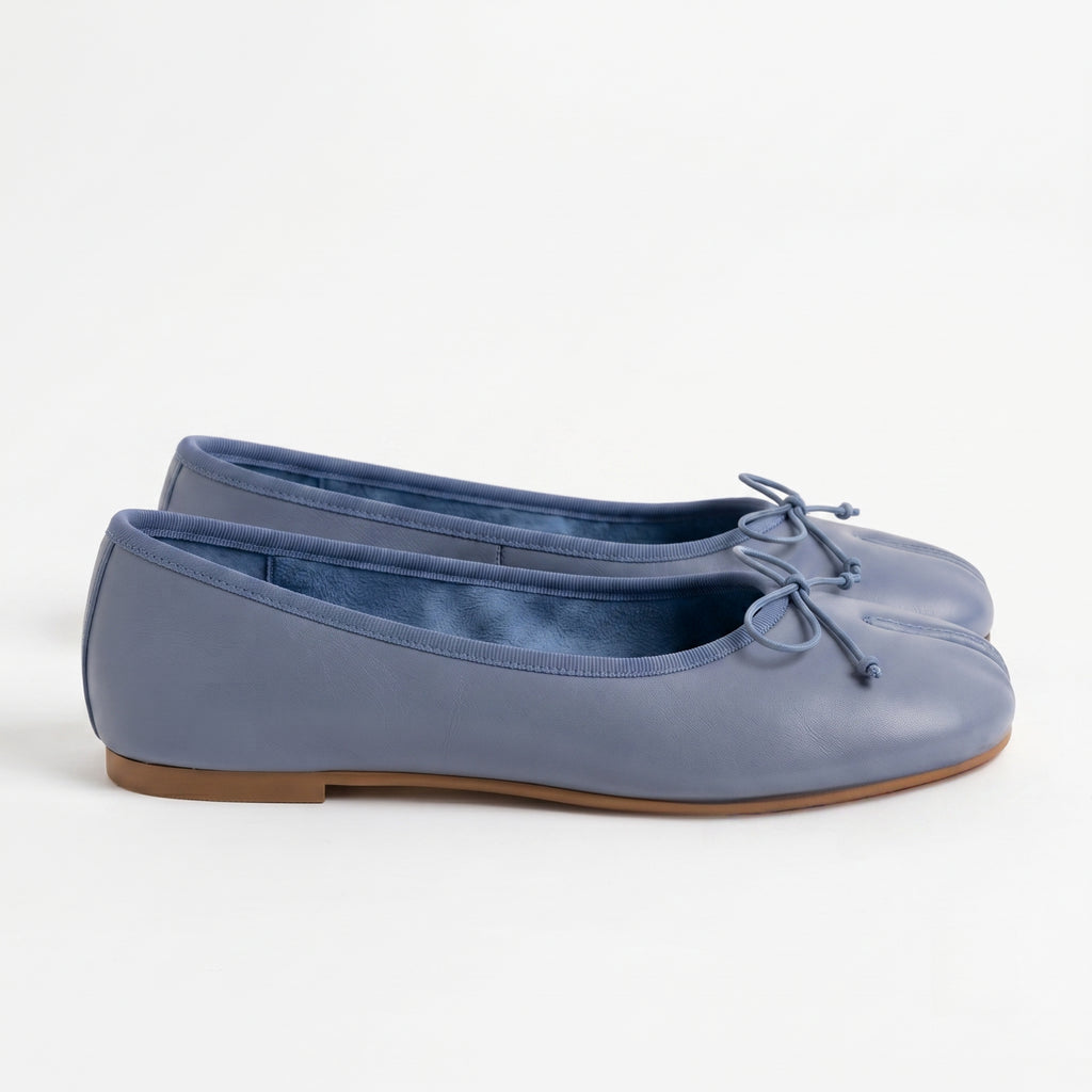 The Dual Stride Women Blue Tabi Flats