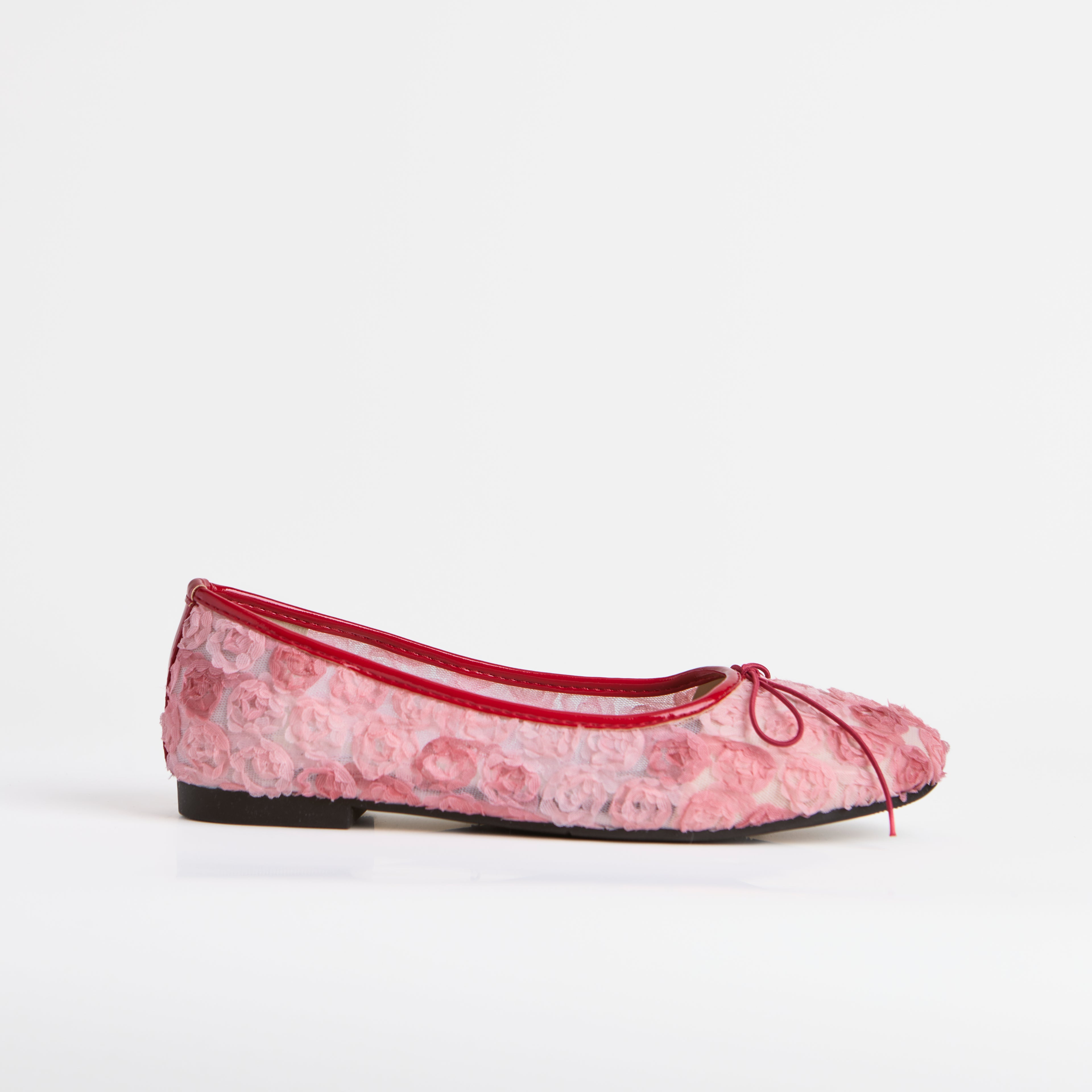 Las bailarinas de encaje floral rosa Dual Stride