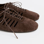 The Dual Stride Chocolate Verona Cutout Oxford Flat