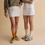 The Dual Stride Yellow Retro Suede & Nylon Athletic Trainers