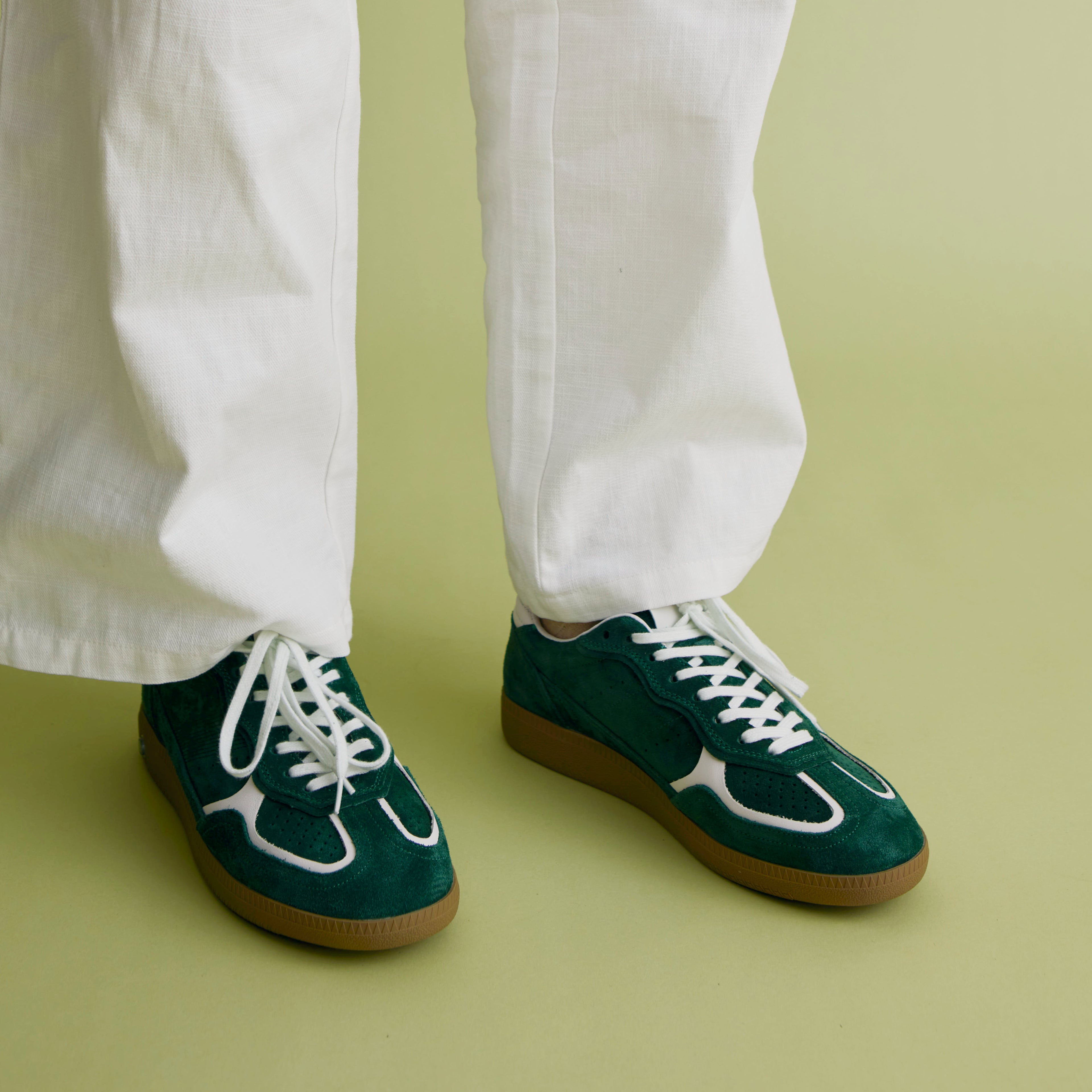 The Dual Stride Men's Forest Suede Sneaker