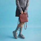 The Dual Stride Grey Urban Nomad Tech-Suede Sneakers