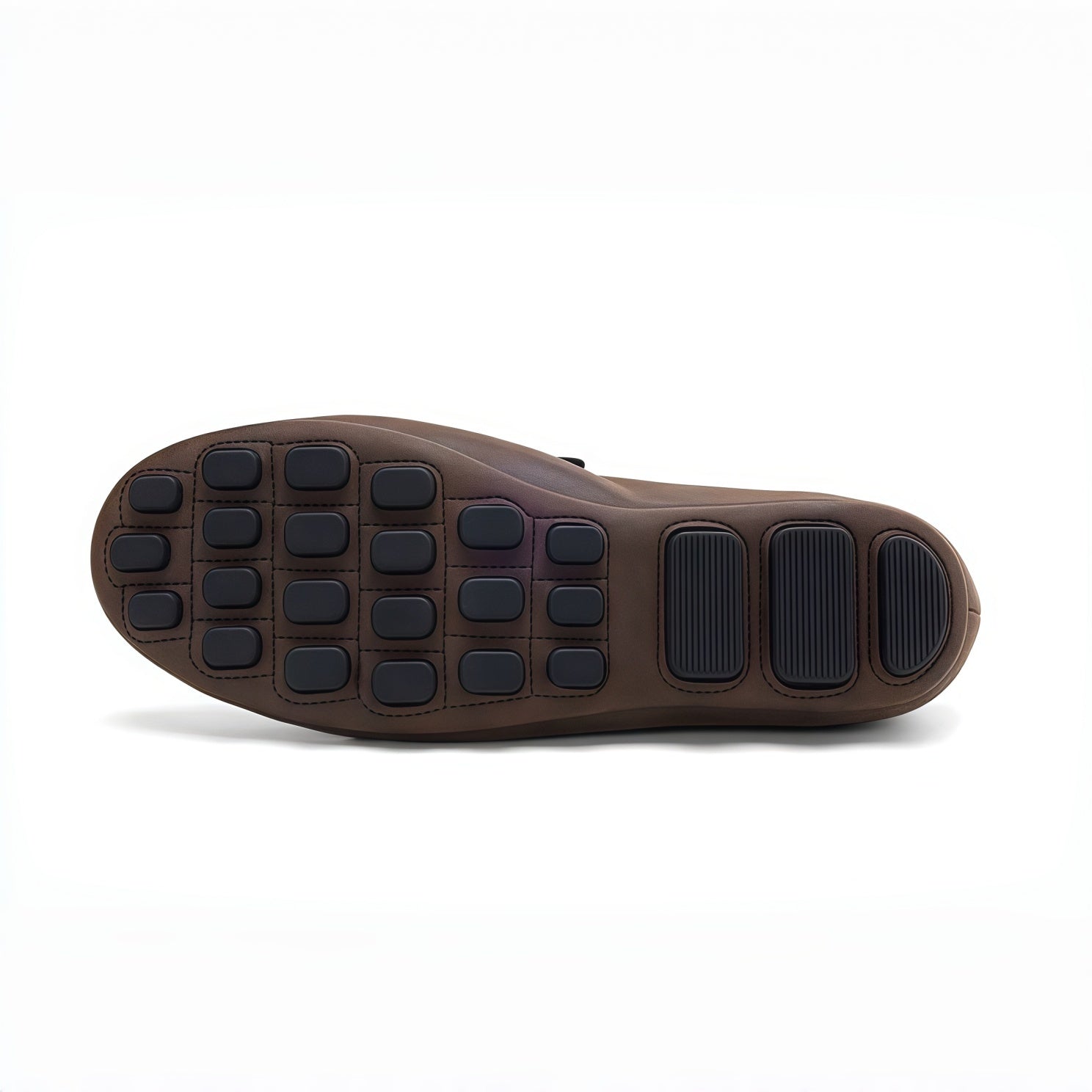 The Dual Stride Women's Brown Penny Loafer Flats
