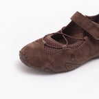 The Dual Stride Brown Mary Jane  Casual Sneakers