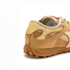 The Dual Stride Yellow Split‑Toe Retro Sneakers
