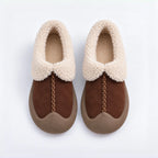 The Dual Stride Cozy Fleece Slip-On Shoes