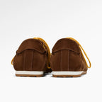 The Dual Stride Brown & Yellow Retro Casual Sneakers
