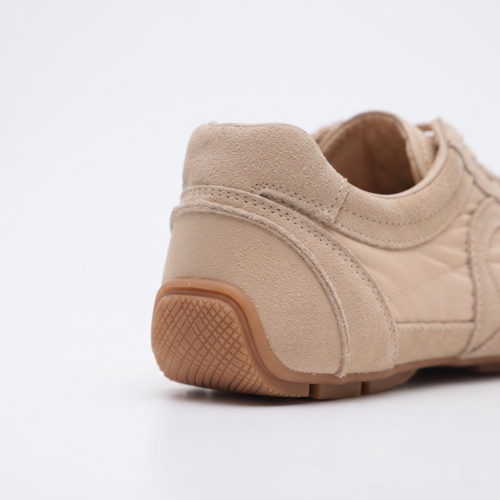 The Dual Stride Women's Retro Beige  Trainer