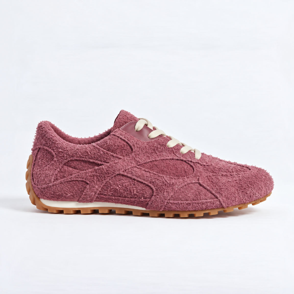 The Dual Stride Women's Vintage Rose Suede Retro Lace-Up Casual Sneakers
