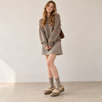 The Dual Stride Cozy Shearling Mary Jane Flats