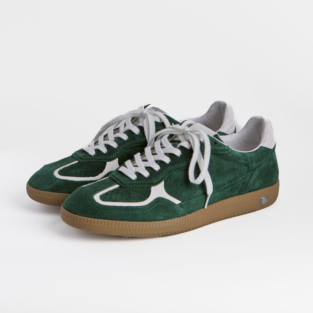 The Dual Stride Men's Forest Suede Sneaker