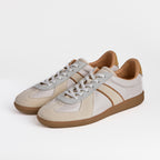 The Dual Stride  Off-White & Gum GAT-Style Trainer