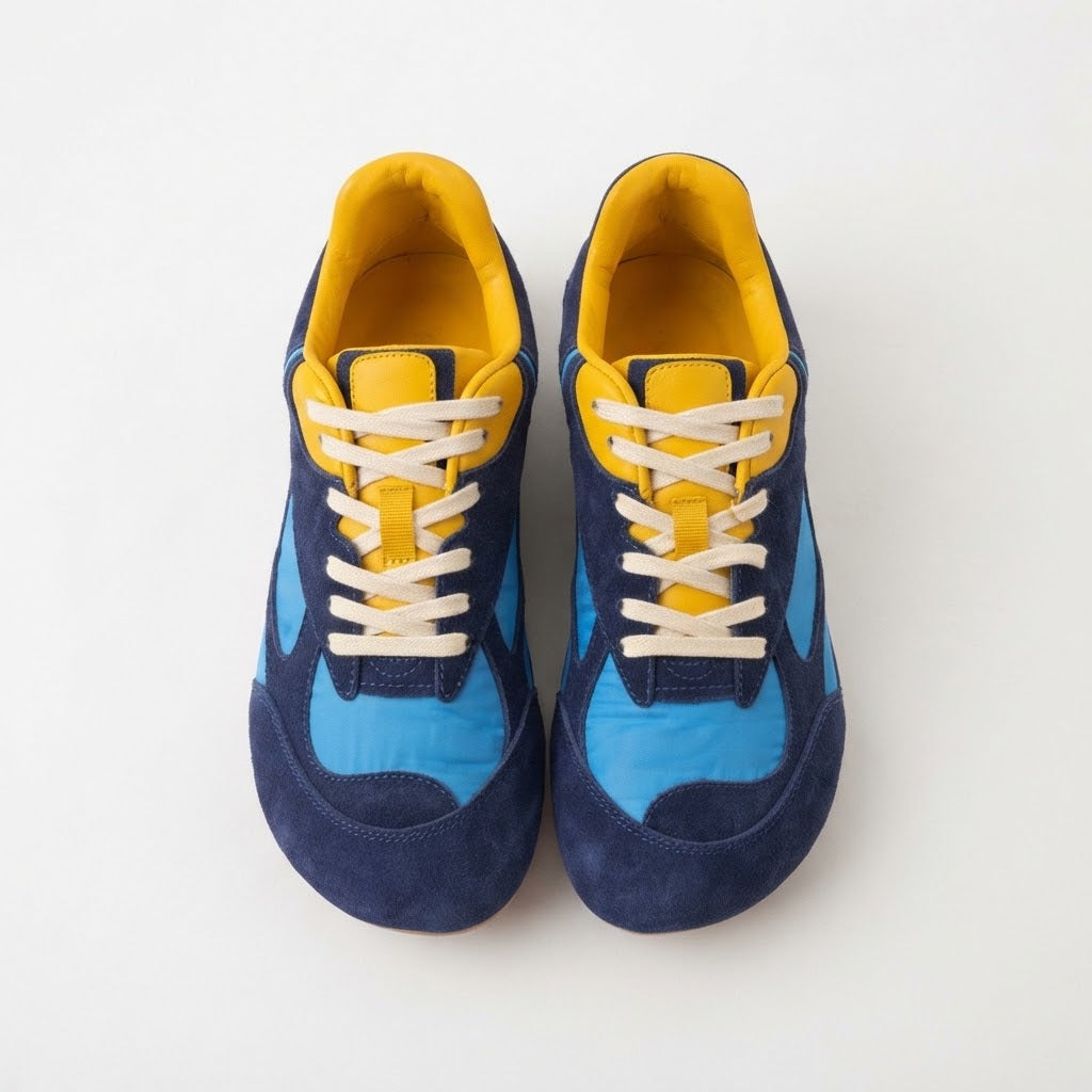 The Dual Stride Vintage Panelled Low-Top Casual Sneakers