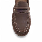 The Dual Stride Women's Brown Penny Loafer Flats