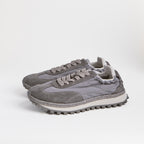 The Dual Stride Grey Urban Nomad Tech-Suede Sneakers