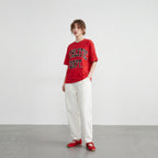 The Dual Stride Red Mary Jane Sneaker Flat