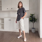 The Dual Stride White Mary Jane Sneaker Flat