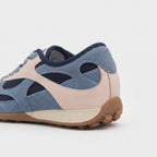 The Dual Stride Blue Split‑Toe Retro Sneakers