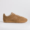 The Dual Stride Men's Classic Camel Suede  Sneakers