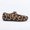 The Dual Stride Women's Leopard Print Fuzzy Mary Jane Flats