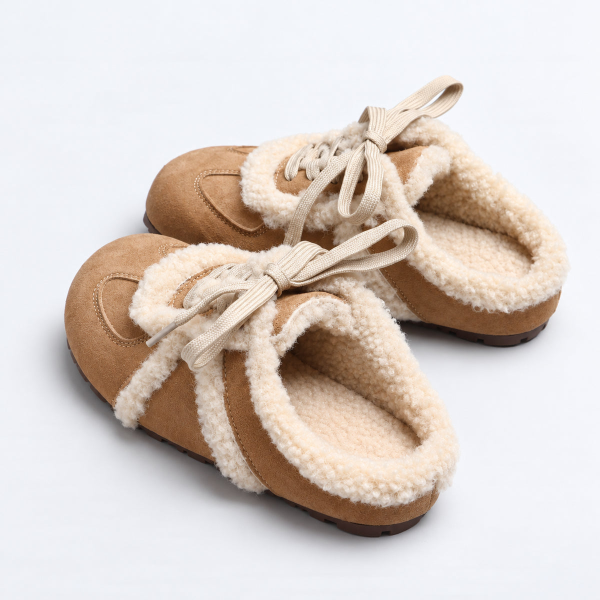 The Dual Stride Women's Cozy Suede Mule Sneakers