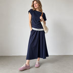 The Dual Stride Dusty Pink Suede Retro Low-Profile Sneakers