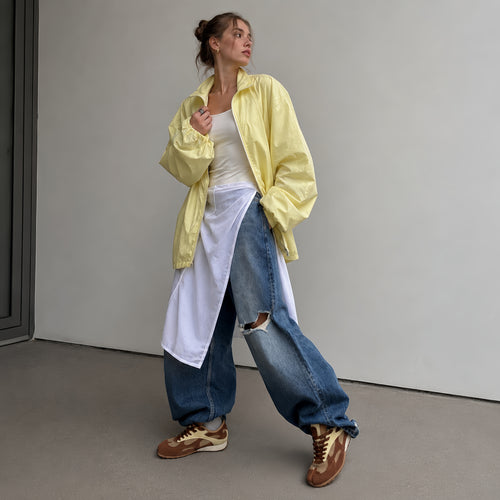 The Dual Stride Brown Split‑Toe Retro Sneakers