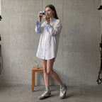 The Dual Stride Grey Square-Toe Minimalist Retro Trainer