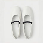 The Dual Stride White Minimalist Ballet Mary Jane