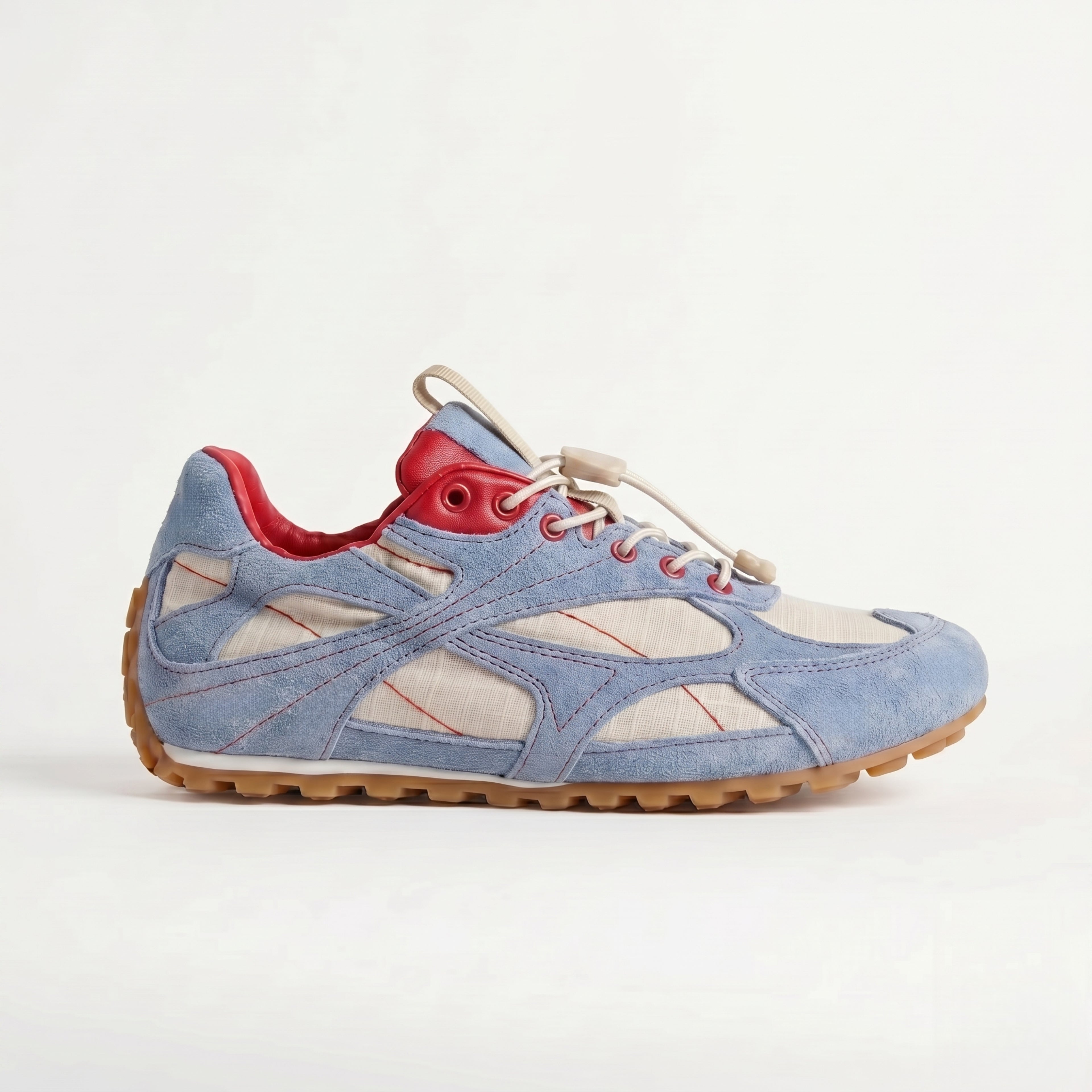 The Dual Stride Women's Light Blue Casual Sneakers