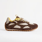 The Dual Stride Women's Brown Casual Sneakers
