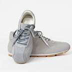 The Dual Stride Women's Casual Light Gey Sneakers