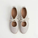 La Ballerine Lacée Minimaliste Blanche Dual Stride